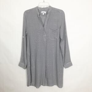 DKNY Relaxed Timeless Feminine Chic Minimalist Womens Shift Tunic Dress Size XS